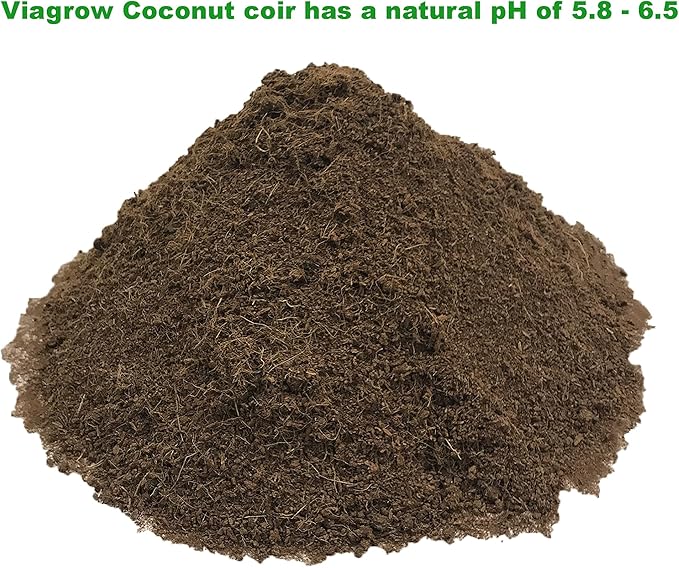 Viagrow® 650 g (1.4 lb.) Compressed Coconut Coir Premium Grow Media (6-Packs) / A Product of The Harvest Company™