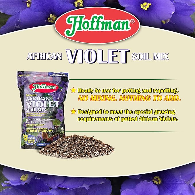 Hoffman 10301 Organic African Violet Soil Mix, 4 Quarts