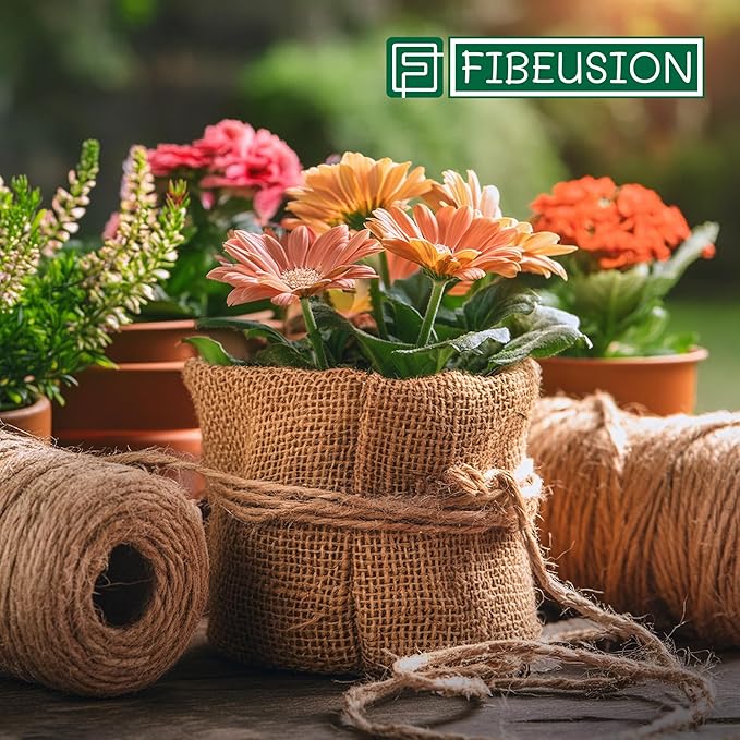 Burlap for Gardening 40" x 30 Feet - Multipurpose Natural Burlap Fabric - High Density Jute Fiber Suitable for Weed Barrier, Frost Guard for Gardening, Home Decorations and Crafts