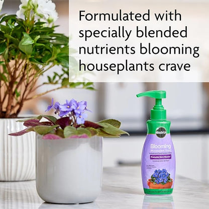 Miracle-Gro Blooming Houseplant Food - Fertilizer for Indoor Plants, 8 fl. oz.