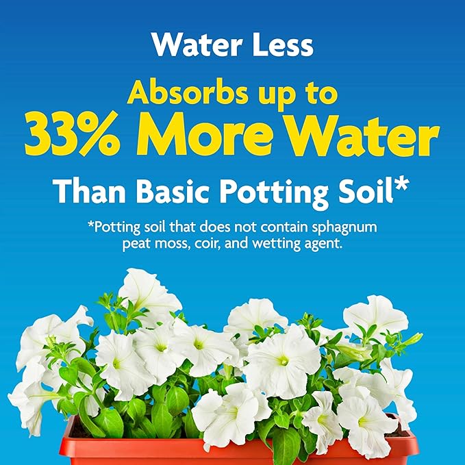 Miracle-Gro Moisture Control Potting Mix, For Container Plants, Protects against Over- and Under-Watering, 2 cu. ft.