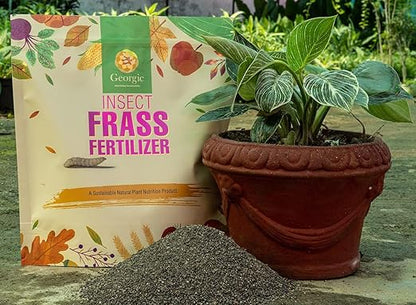 Insect Frass Fertilizer for Soil Amendment, All-Purpose Organic House Plant Food and Fertilizer- Pack of 2