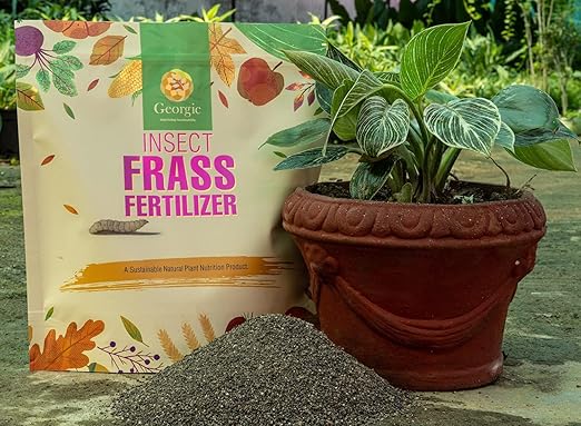 Organic Insect Frass Fertilizer – All Purpose Plant Food & Soil Amendment, Enhances Soil Health, Root Development & Plant Growth – Ideal for Houseplants, Flowers, Vegetables & Lawns (3 lb)