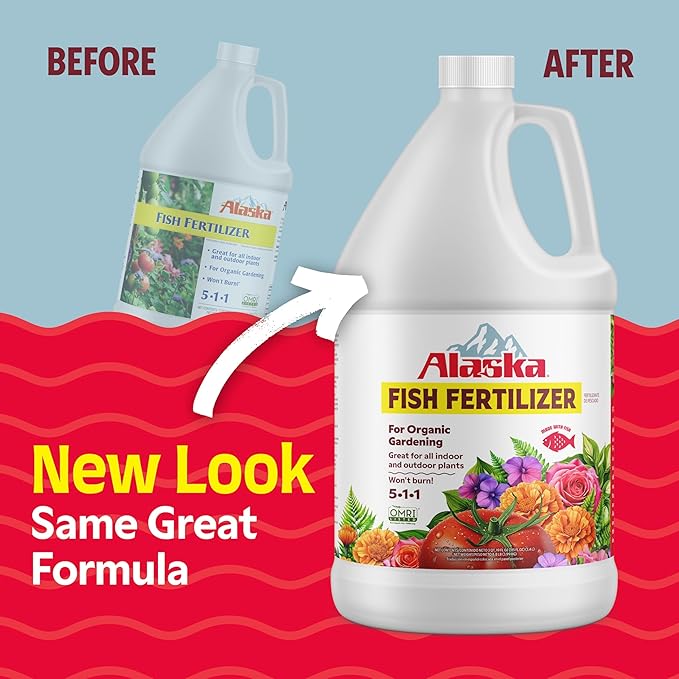 Alaska Fish Fertilizer OMRI Listed 5-1-1, 115 oz