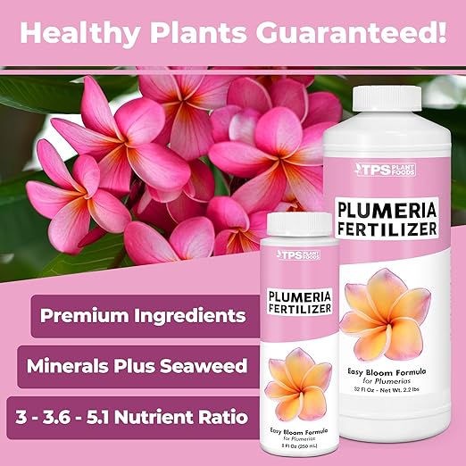 Plumeria Fertilizer for All Frangipani and Tropical Plants, Liquid Plant Food, 32 oz (1 Quart)
