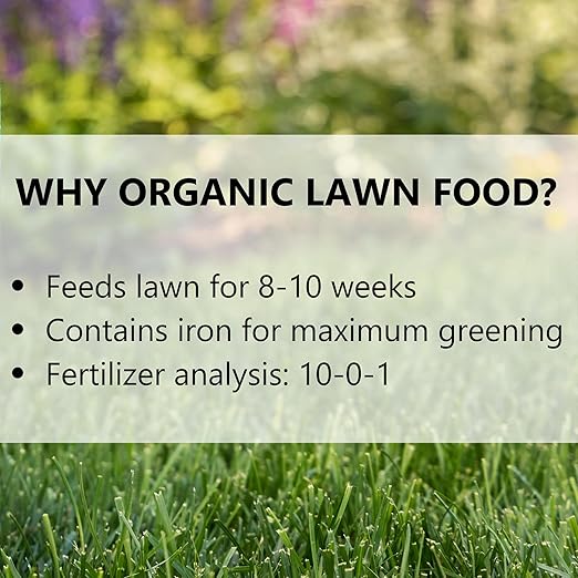 Jonathan Green (10251) Organic Lawn Food - 10-0-1 Grass Fertilizer (15,000 Sq. Ft.)