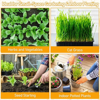 Legigo 50 PCS 40mm Coco Coir Pellets Potting Soil Mix- Compressed Coconut Coir Discs Seed Starting Soil Pellets, Coco Peat Soil Pods for Indoor & Outdoor Plants, Gardening Herbs Bonsai and Vegetables