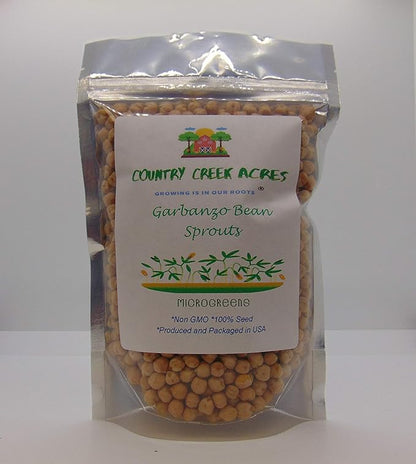 Garbanzo Bean Microgreen 8 OUNCES OF GARBANZO BEAN SEEDS FOR SPROUTING