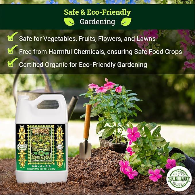 FoxFarm Bush Doctor Kelp Me Kelp You Seaweed Plant Food - 0.5-0-0.5 Liquid Kelp Fertilizer for Gardens, Hydroponic & Drip Irrigation Systems - Promotes Fast Nutrient Uptake & Plant Growth - 1 Gallon
