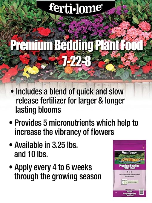 Fertilome (13762) Premium Bedding Plant Food 7-22-8 (10 lbs.)