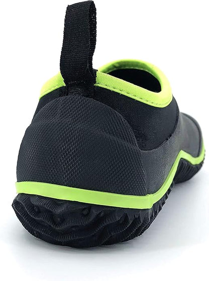 SYLPHID Men's Garden Shoes Women's Rain Shoe Waterproof Neoprene Camp Booties for Camping, Lawn Care, Gardening and Yard Work