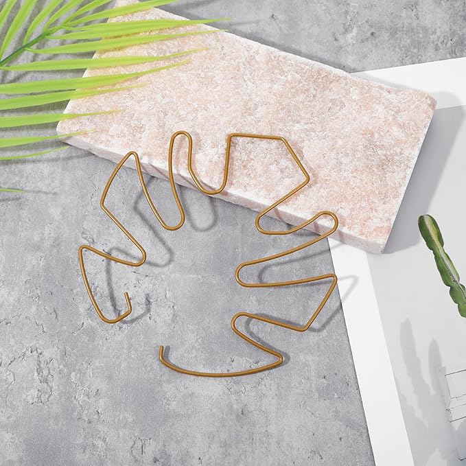 4 PCS Monstera Plant Support, Plant Support Stakes for Indoor Plants Plant Stem Support Metal Monstera Plant Stabilizer Holder Plant Clips for Climbing Plants Support for Thriving Growth