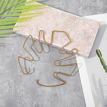 4 PCS Monstera Plant Support, Plant Support Stakes for Indoor Plants Plant Stem Support Metal Monstera Plant Stabilizer Holder Plant Clips for Climbing Plants Support for Thriving Growth