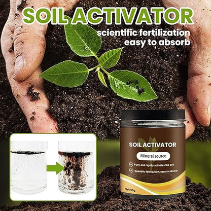 Soil Activated, 2025 Organic Soil Activator & Plant Fertilizer for Raised Garden Beds, Dirt Health Booster, Liquid Fertilizer for Indoor & Outdoor Plants for Raised Garden Beds, Potting Mix (2PC)