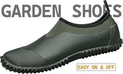 TENGTA Unisex Waterproof Garden Shoes Womens Rain Boots Mens Car Wash Footwear