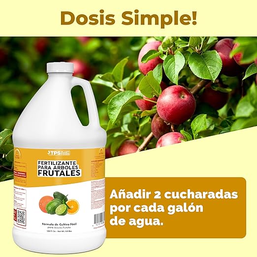 Fertilizante para Árboles Frutales, Complete Liquid Fruit Tree Plant Food, 1 Gallon (128 oz)