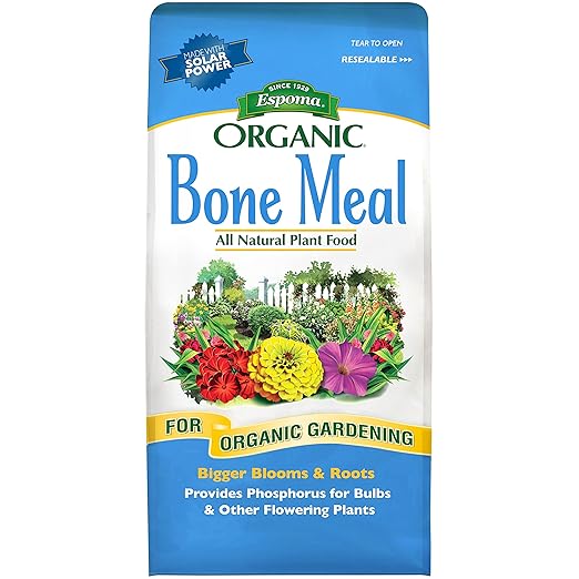 Espoma Organic Bone Meal Fertilizer 4-12-0. All-Natural Plant Food Source of Nitrogen and Phosphorus for Organic Gardening. for Bulbs & Other Flowering Plants. 10 lb. Bag. Pack of 1