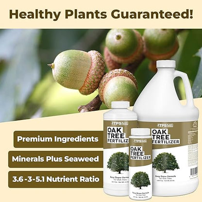 Oak Tree Fertilizer, Complete Liquid Oak Tree Plant Food, 1 Gallon (128 oz)