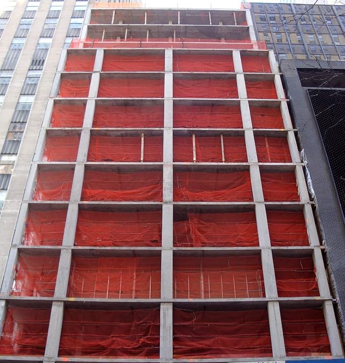 Debris Safety Netting Fire Retardant (10' x 150', Orange)