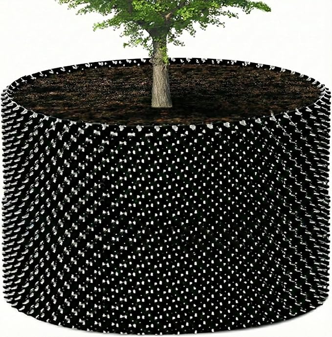 Air Pruning Containers, New Plastic Nursery Pot for Fruit Vegetable, 240 Gallon, Black