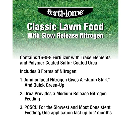 Fertilome (13733) Classic Lawn Food 16-0-8 (32 lbs.)