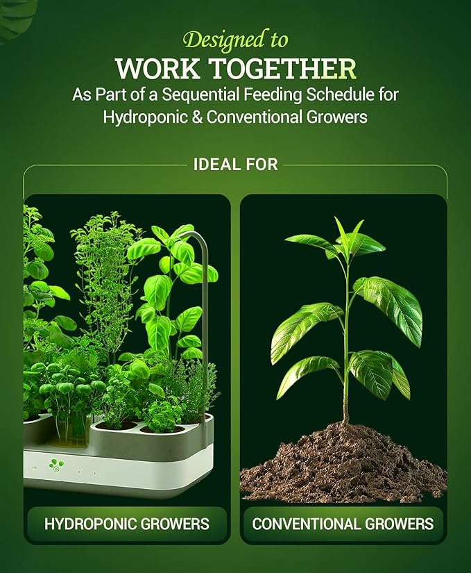 FoxFarm Soluble Trio Pack - Open Sesame, Beastie Bloomz, Cha Ching - Supports Flowering, Blossom & Late-Stage Fruiting - Bloom Booster Fertilizer for Hydroponic & Conventional Growers - 3 x 6 oz