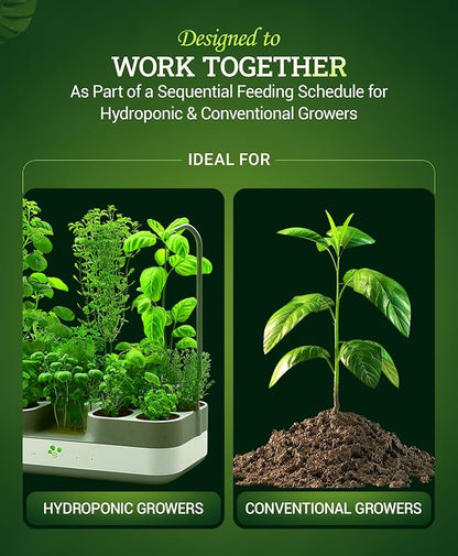 FoxFarm Soluble Trio Pack - Open Sesame, Beastie Bloomz, Cha Ching - Supports Flowering, Blossom & Late-Stage Fruiting - Bloom Booster Fertilizer for Hydroponic & Conventional Growers - 3 x 6 oz