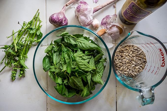 Plant Good Seed Organic Genovese Basil Seeds for Planting: Perennial Herb, Green Leaves - 200 Seed Packet