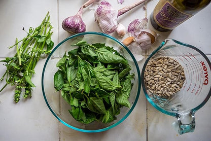 Plant Good Seed Organic Genovese Basil Seeds for Planting: Perennial Herb, Green Leaves - 200 Seed Packet