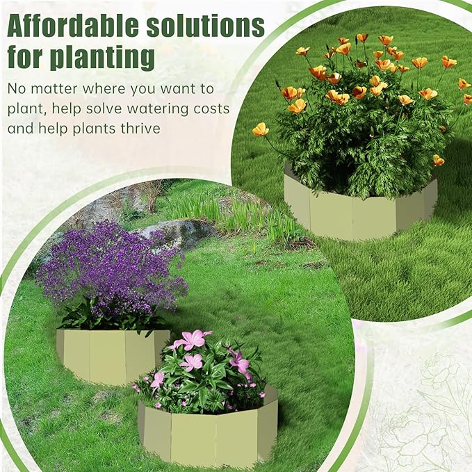Decoroca Hillside Planter for Slope - Innovative & Durable Terrace-Style Planters for Slope Gardening - Prevent Soil Erosion, Beautify Hillsides & Landscapes (40" W x 14" H/Set of 2)