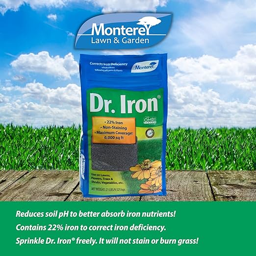 Monterey NLG7122 Dr Soil Acidifier Granules Iron and Elemental Sulfur Acidic Fertilizer, 21 lb