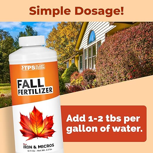 Fall Fertilizer, Complete Liquid Seasonal Plant Food, 32 oz (1 Quart)