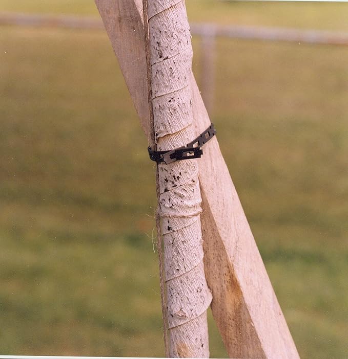 EasyFlex Plastic Locking Tree, Plant and Cable Ties, 1-Inch by 100-Feet, Black