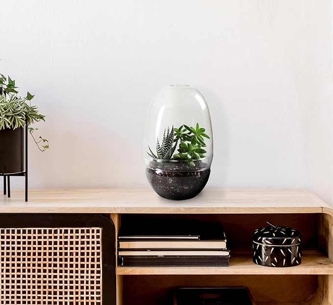 Bloomingville Large Clear Glass Terrarium