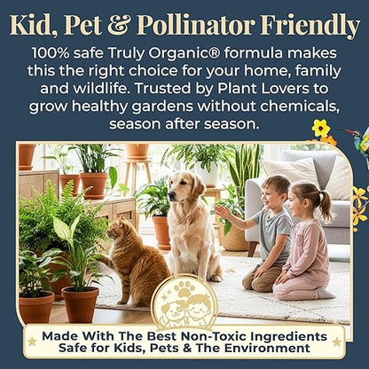 Organic Plant Magic - Fast-Acting Water Soluble Plant Food - All-Purpose Fertilizer Concentrate for Flower, Vegetable, Herb, Fruit Tree, Garden & Indoor Houseplants [One 1/2 lb Bag]
