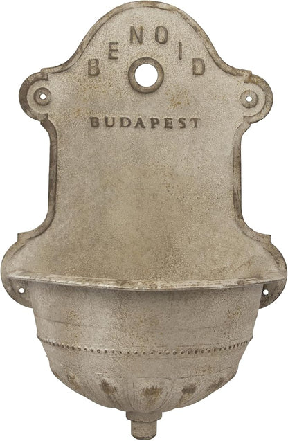 Creative Co-Op Reproduction of Vintage Iron Wall Water Fountain