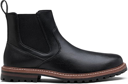 Jousen Chelsea Boots Casual Slip On Ankle Waterproof Mens Boots
