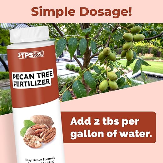 Pecan Tree Fertilizer for Pecan Trees, Supports Strong Growth and Hearty Nuts in All Varieities of Nut Trees, Liquid Fertilizer by TPS Plant Foods, 8 oz (250mL)