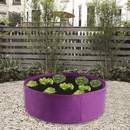 Firlar 2 Pack Fabric Raised Garden Bed, 15 Gallon Planting Bed Round Raised Planter Grow Bag Garden Bed Bag Planter Container for Plants, Herb, Flowers and Vegetables