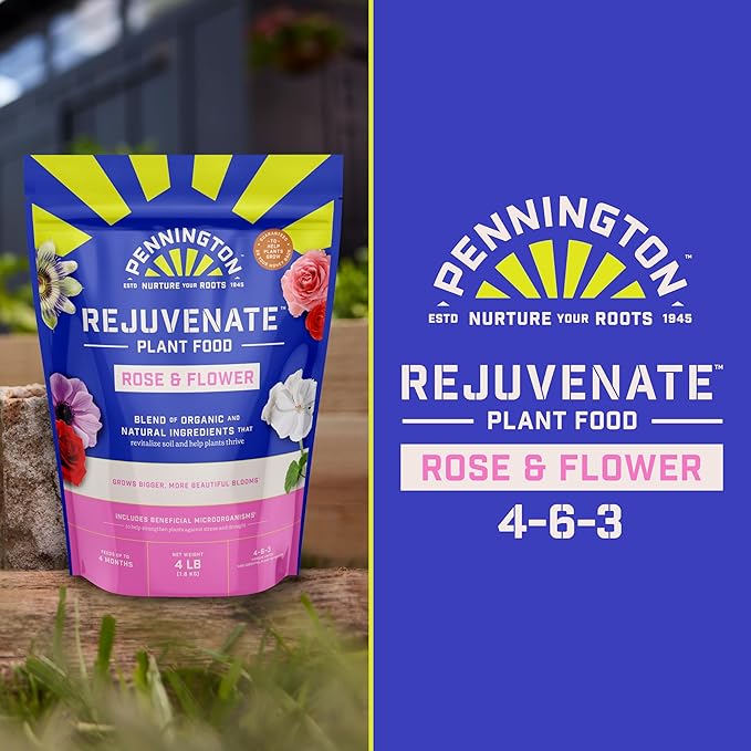 Pennington Rejuvenate Rose & Flower 4 Pounds