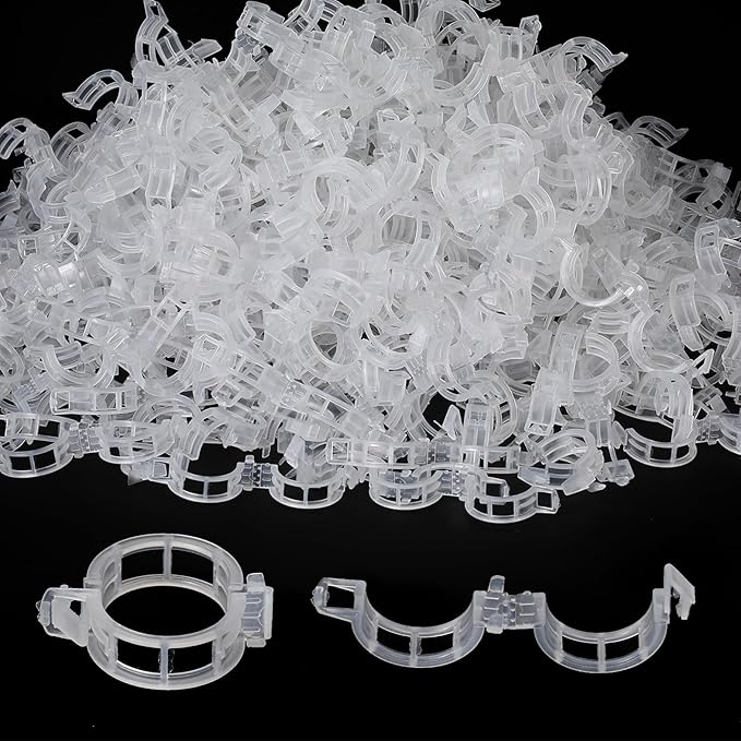 200PCS Plant Support Clips, Tomato Clips, Garden Clips, Trellis Clips, Vine Clips for Climbing Plants to Prevent Tomatoes from Pinching or Falling Off