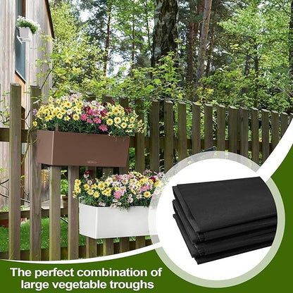 Raised Garden Bed Liner Non-Woven Fabric, Elevated Planter Box Replacement Fabric for Outdoor Raised Beds Vegetable Trugs Backyard Flowerbeds, Holds Soil Allows Water to Drain