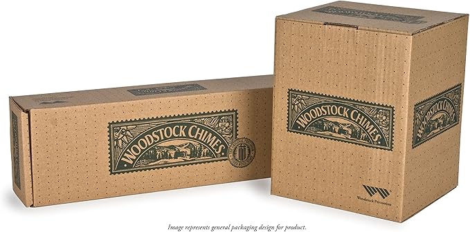 Woodstock Chimes Signature Collection, Aloha Solar Chime, 28'' Natural Decor Designs - Solar Chimes Wind Chimes for Outdoor, Patio, Home or Garden Décor (ACSN)
