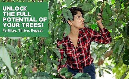 6-4-6 Avocado and Citrus Tree Professional Fertilizer Plant Food for Outdoor/Indoor Gardening; Quick-Release Nitrogen Fertilizer; Orange, Lime, Avocado and Lemon Tree Fertilizer (4 QUARTS)
