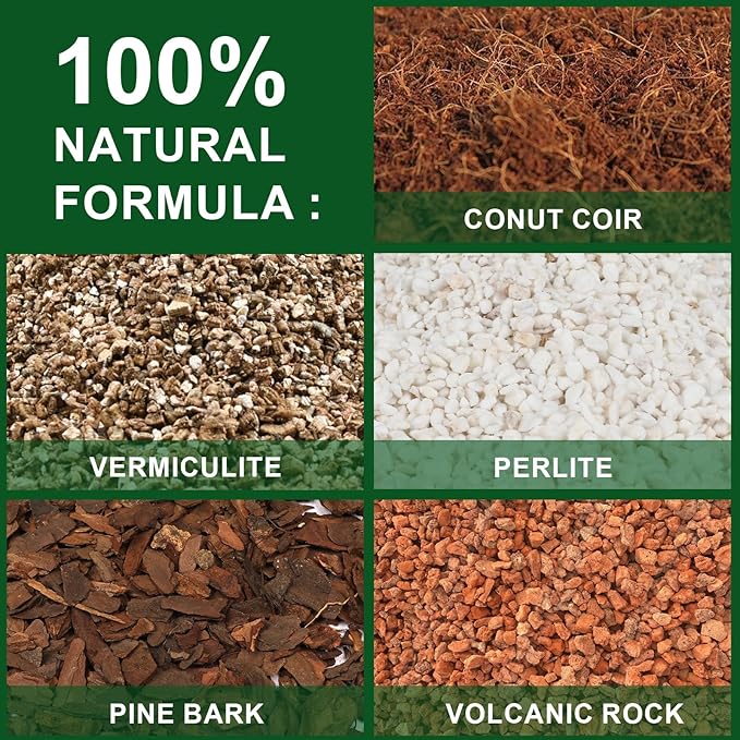 Organic Desert Rose Potting Soil Mix for Healthy Growth 4qt - 100% Natural Potting Mix - Specially Formulated Nutrient-Rich Plant Soil for Desert Rose Plant