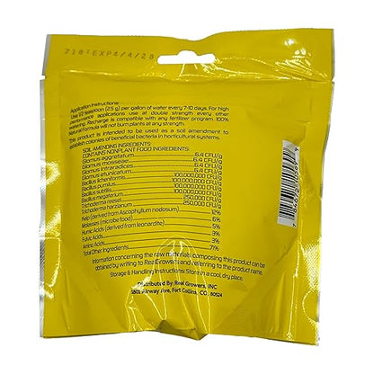 Real Growers Recharge – 8oz | Mycorrhizae Soil Microbe Inoculant for Living Soil & Coco Coir | Improves Nutrient Uptake & Root Growth