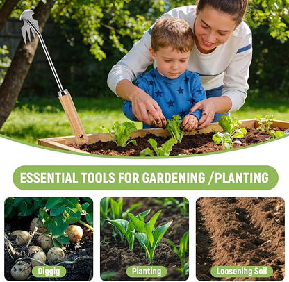 Weed Puller Tool, Gardening Hand Weeder, 2026 New Weeding Artifact for Uprooting Weeds, Dual Purpose Manual Weed Pulling Tool for Yard and Garden-Style 7