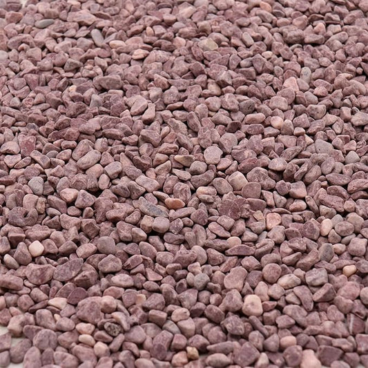 Rocks for Plants.Red Color Decorative Pebbles. 1/5 Inch 2 lbs. for Garden, Landscaping, Indoor, Vase fillers, Crafting, Succulents, pots, Plants (Mini, RED, 2)