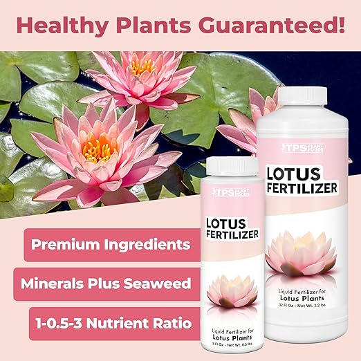 Lotus Fertilizer, Complete Lotus Plant Food, 32 oz (1 Quart)