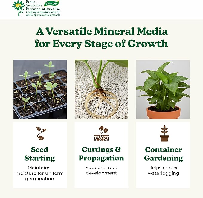 Super Coarse Vermiculite, Natural and Odorless Mix - Professional Use for Gardening, Packaging, and Industrial, 4 Cubic Feet